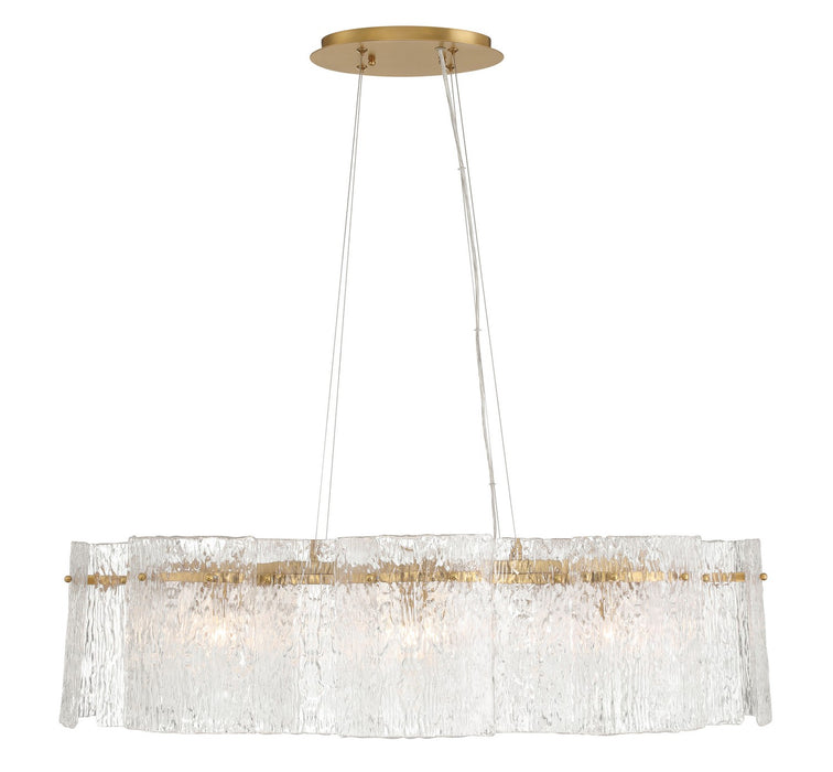 Metropolitan N2288-732 Eight Light Pendant, Legacy Brass