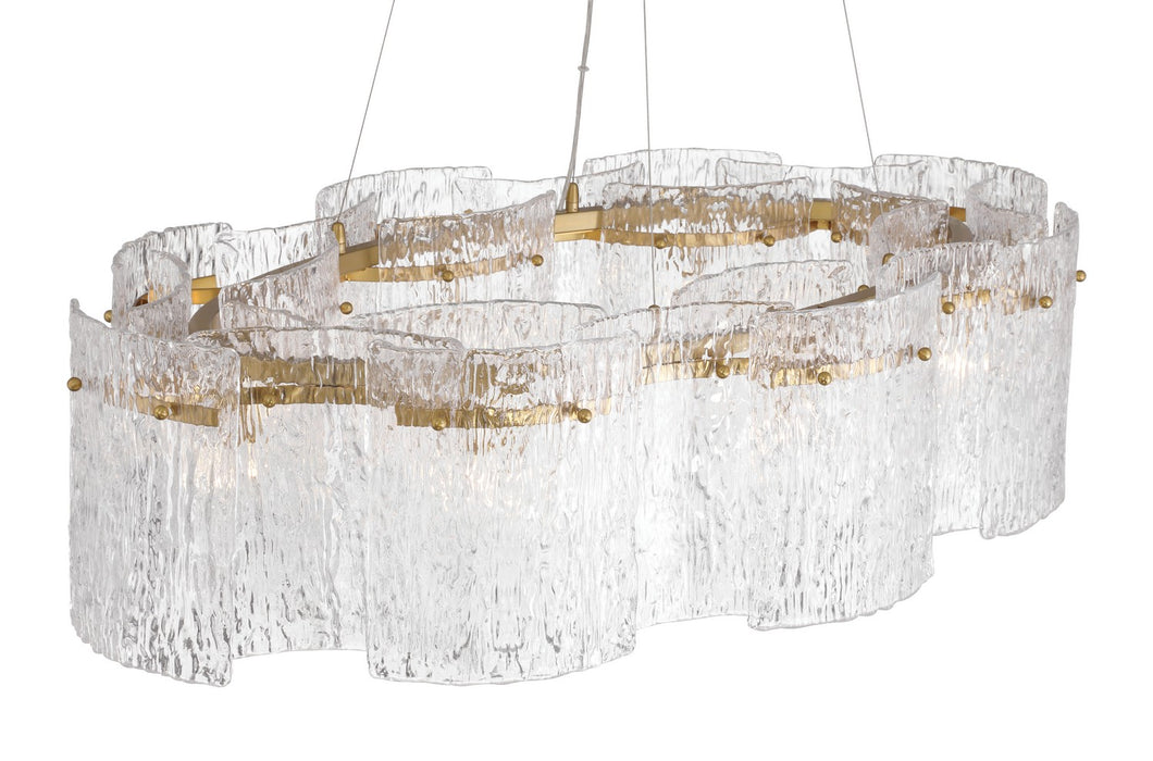 Metropolitan N2288-732 Eight Light Pendant, Legacy Brass