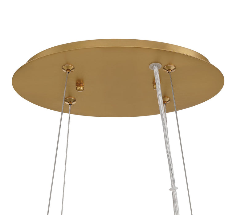 Metropolitan N2288-732 Eight Light Pendant, Legacy Brass