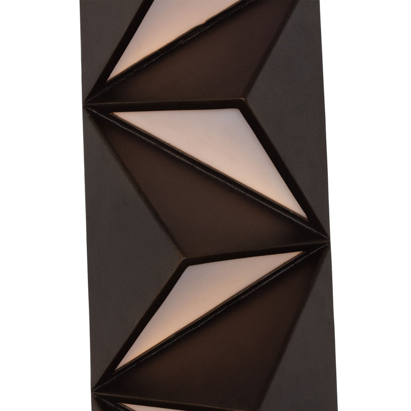 Kalco 409821BZ LED Outdoor Wall Sconce, Bronze