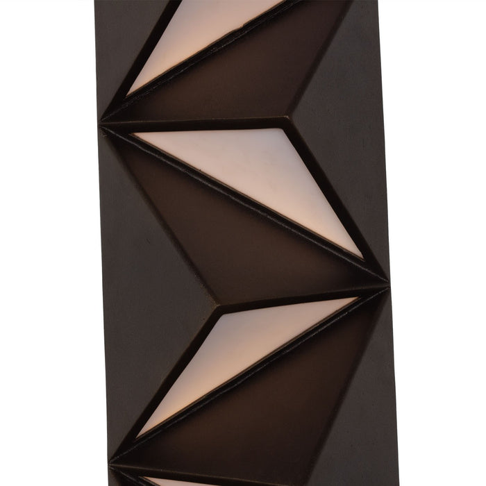 Kalco 409821BZ LED Outdoor Wall Sconce, Bronze