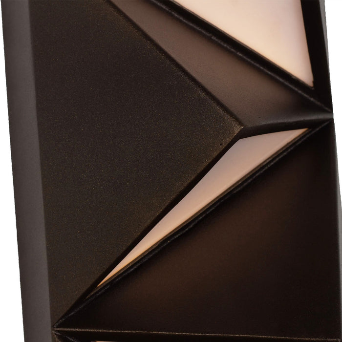 Kalco 409821BZ LED Outdoor Wall Sconce, Bronze