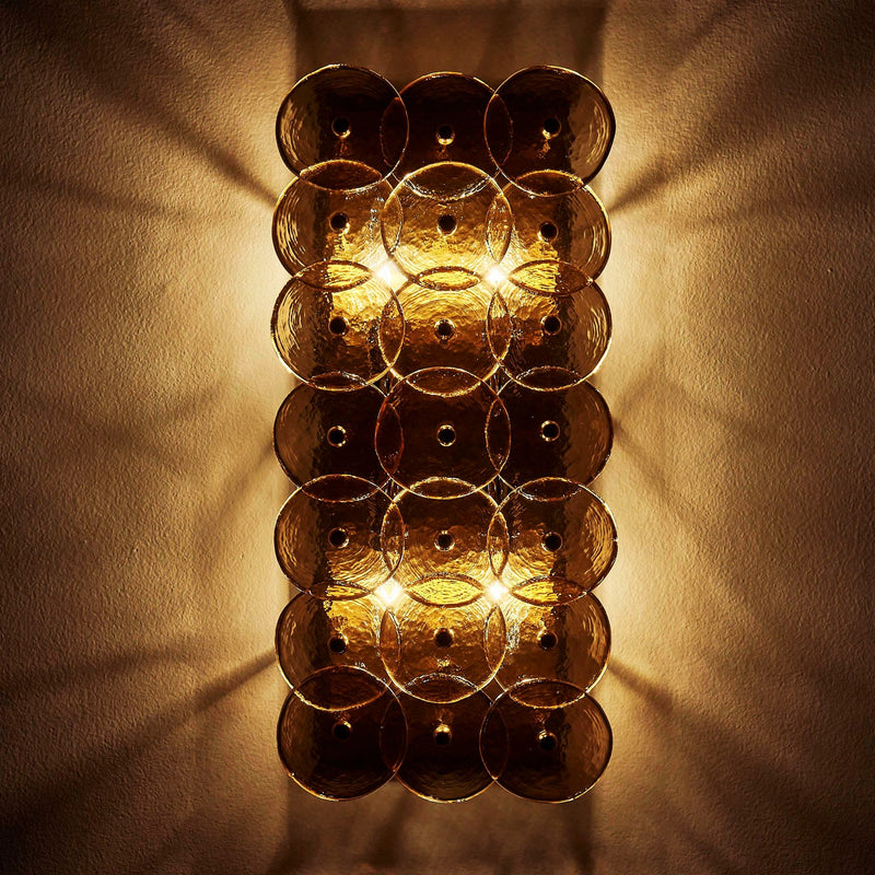 Kalco 521524PWB Four Light Wall Sconce, Polished Winter Brass
