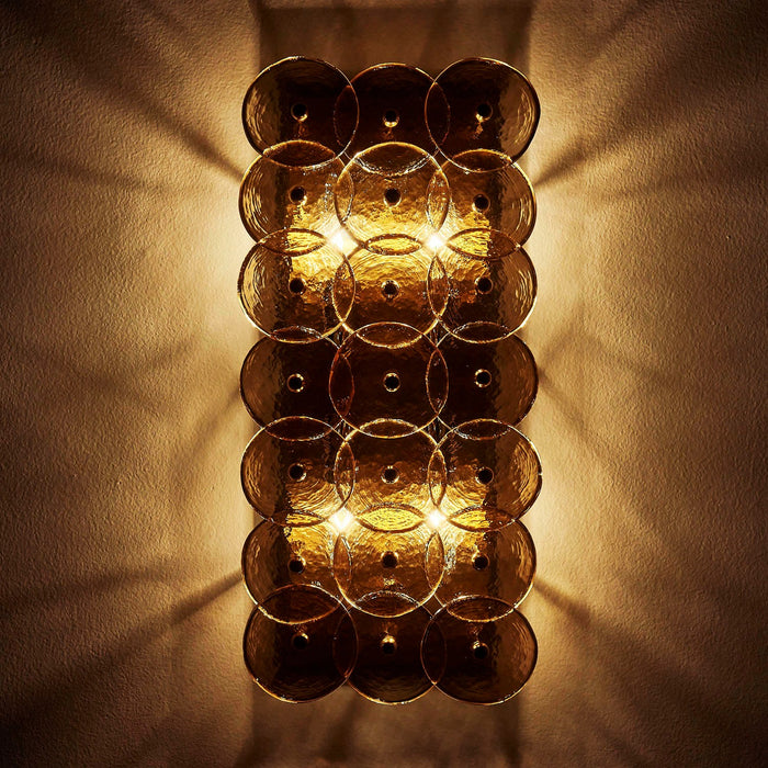 Kalco 521524PWB Four Light Wall Sconce, Polished Winter Brass