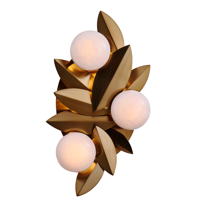 Kalco 523521WB LED Wall Sconce, Winter Brass