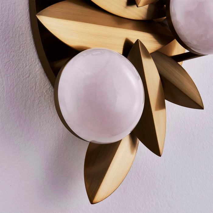 Kalco 523521WB LED Wall Sconce, Winter Brass