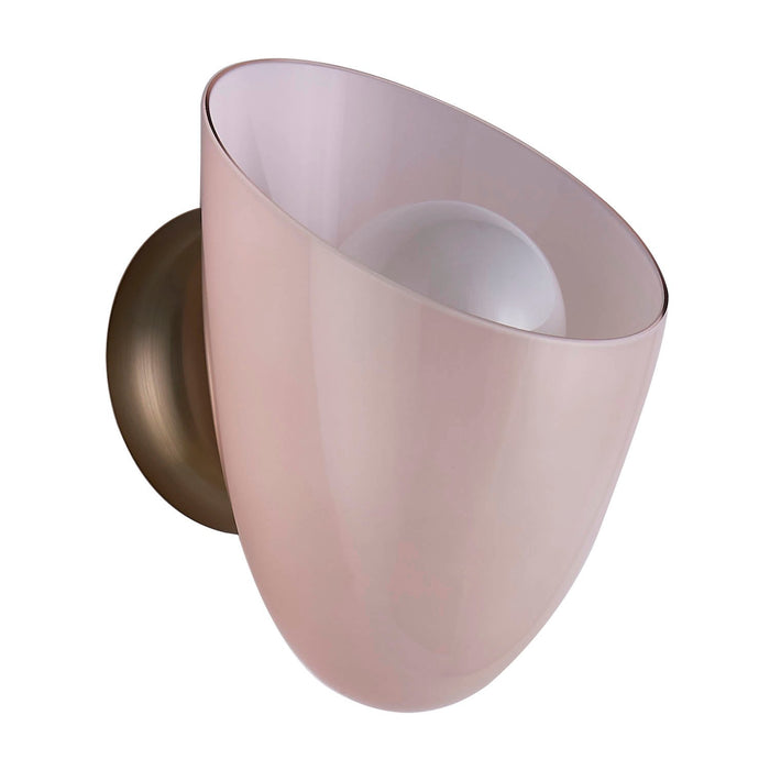 Kalco 524321WB One Light Wall Sconce, Winter Brass