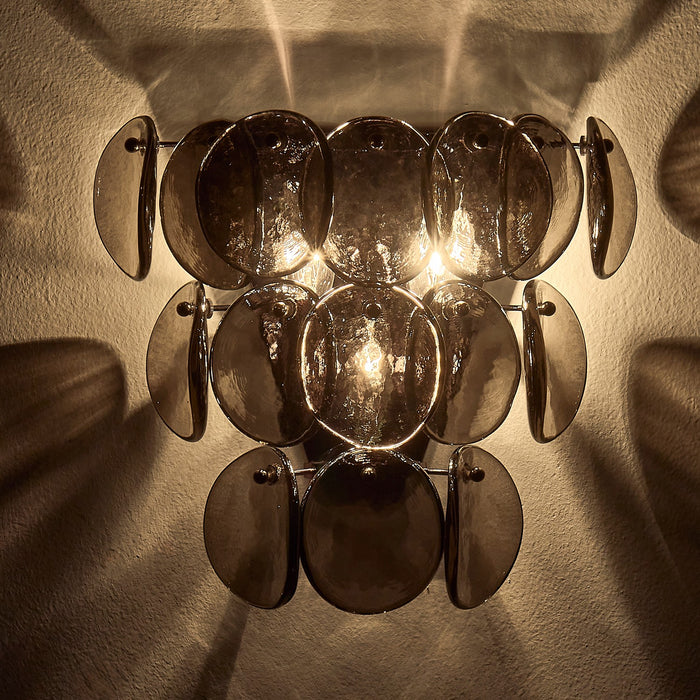 Kalco 524622BN Three Light Wall Sconce, Black Nickel