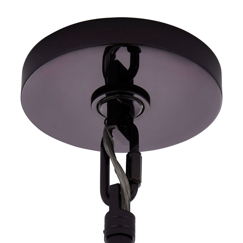 Kalco 524655BN Eight Light Pendant, Black Nickel