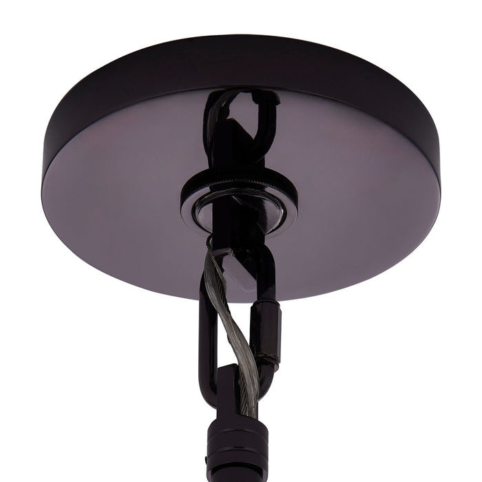 Kalco 524655BN Eight Light Pendant, Black Nickel