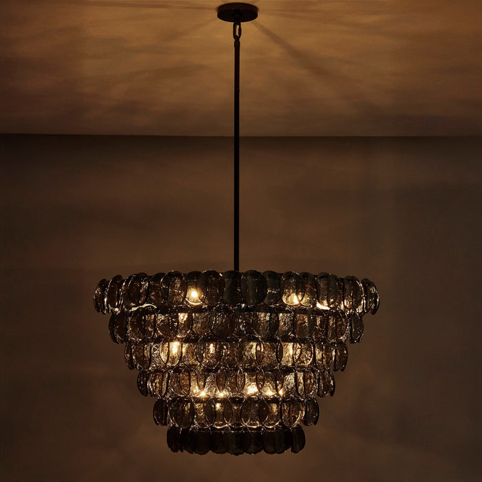 Kalco 524656BN 14 Light Pendant, Black Nickel