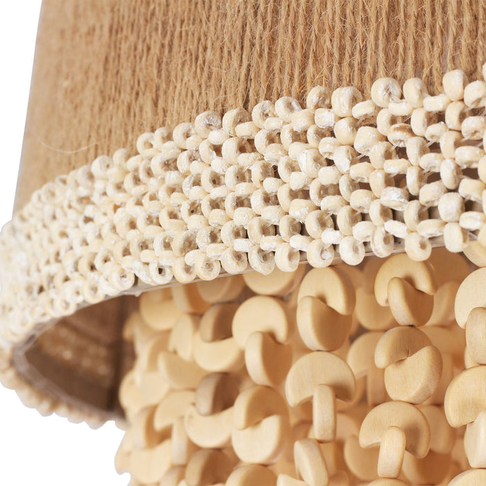 Kalco 524845JT Five Light Semi Flush Mount, Jute