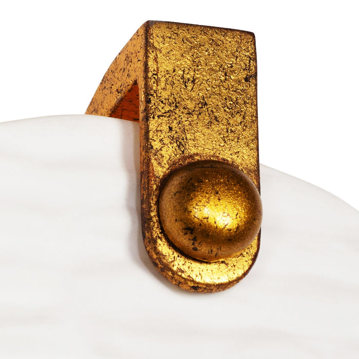 Kalco 525421OL One Light Wall Sconce, Oxidized Gold Leaf