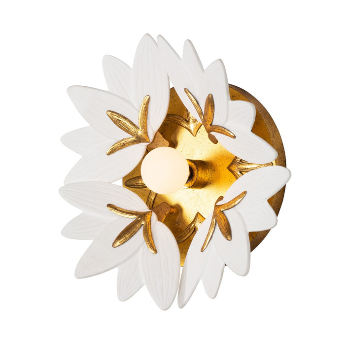 Kalco 525621OL One Light Wall Sconce, Oxidized Gold Leaf