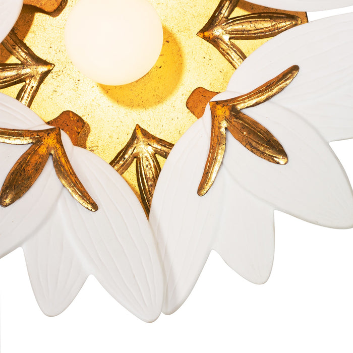 Kalco 525621OL One Light Wall Sconce, Oxidized Gold Leaf