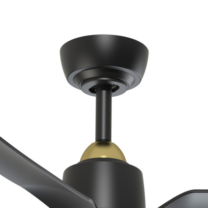 Kuzco Lighting CF92942-BG/MB 42" Ceiling Fan, Brushed Gold/Matte Black