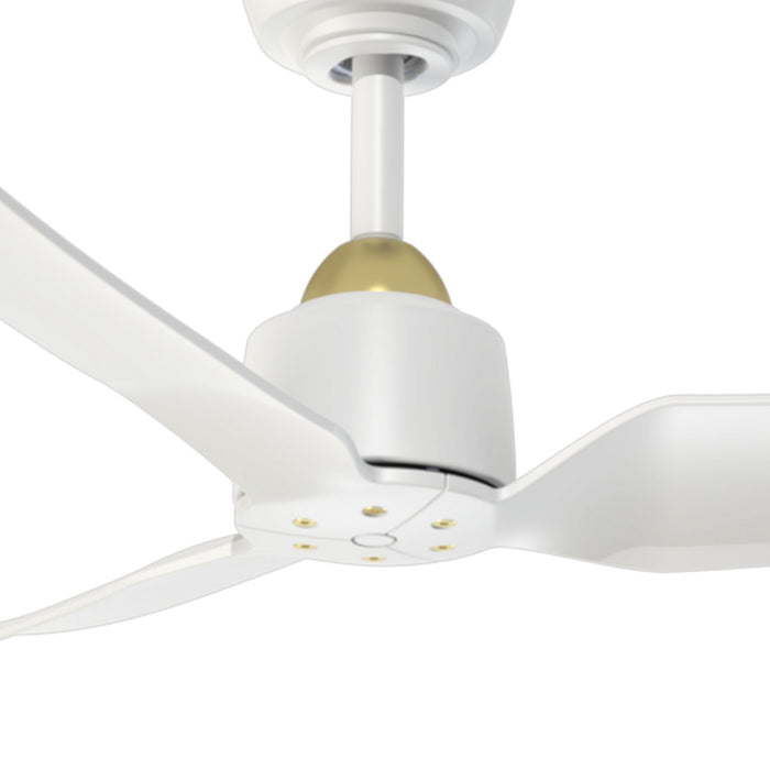 Kuzco Lighting CF92942-BG/WH 42" Ceiling Fan, Brushed Gold/Matte White