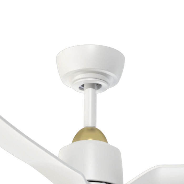 Kuzco Lighting CF92942-BG/WH 42" Ceiling Fan, Brushed Gold/Matte White
