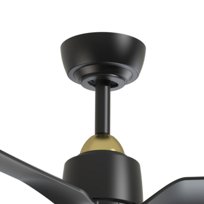 Kuzco Lighting CF92952-BG/MB 52" Ceiling Fan, Brushed Gold/Matte Black