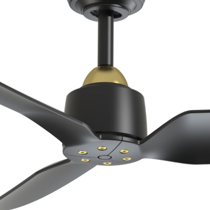 Kuzco Lighting CF92952-BG/MB 52" Ceiling Fan, Brushed Gold/Matte Black