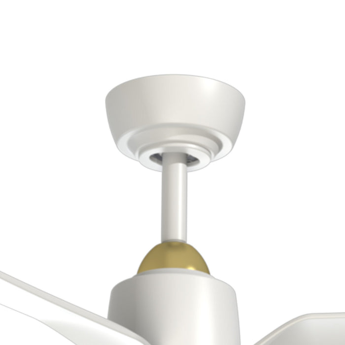 Kuzco Lighting CF92952-WH 52"Exterior Ceiling Fan, Matte White