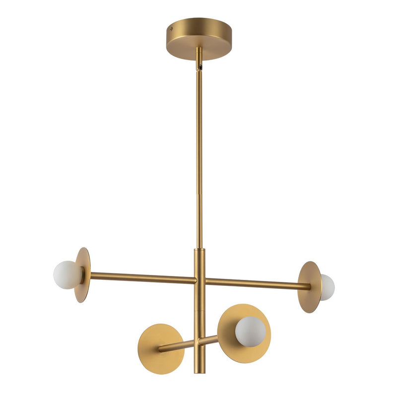 Kuzco Lighting CH15504-BG-UNV LED Chandelier, Brushed Gold