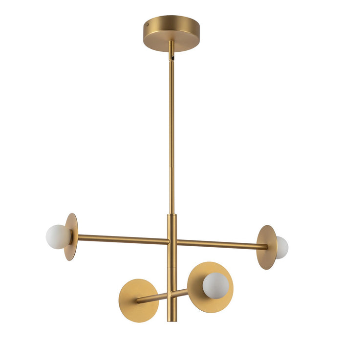 Kuzco Lighting CH15504-BG-UNV LED Chandelier, Brushed Gold
