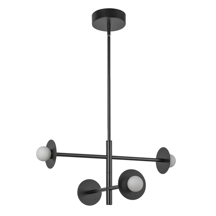 Kuzco Lighting CH15504-BK-UNV LED Chandelier, Black