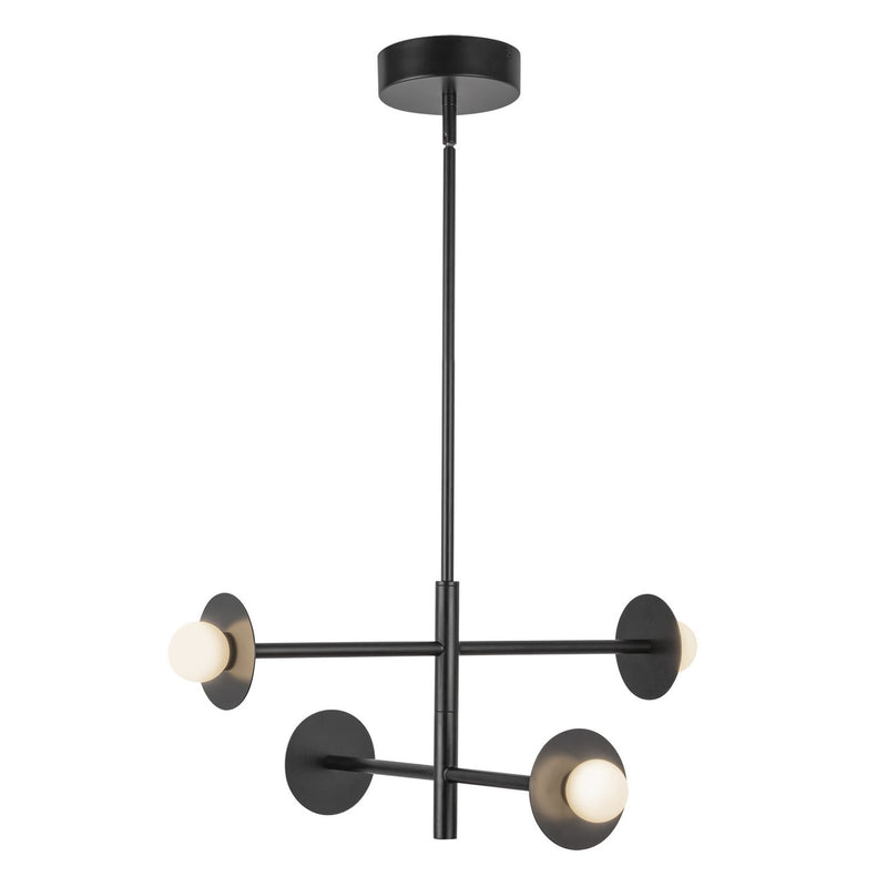 Kuzco Lighting CH15504-BK-UNV LED Chandelier, Black