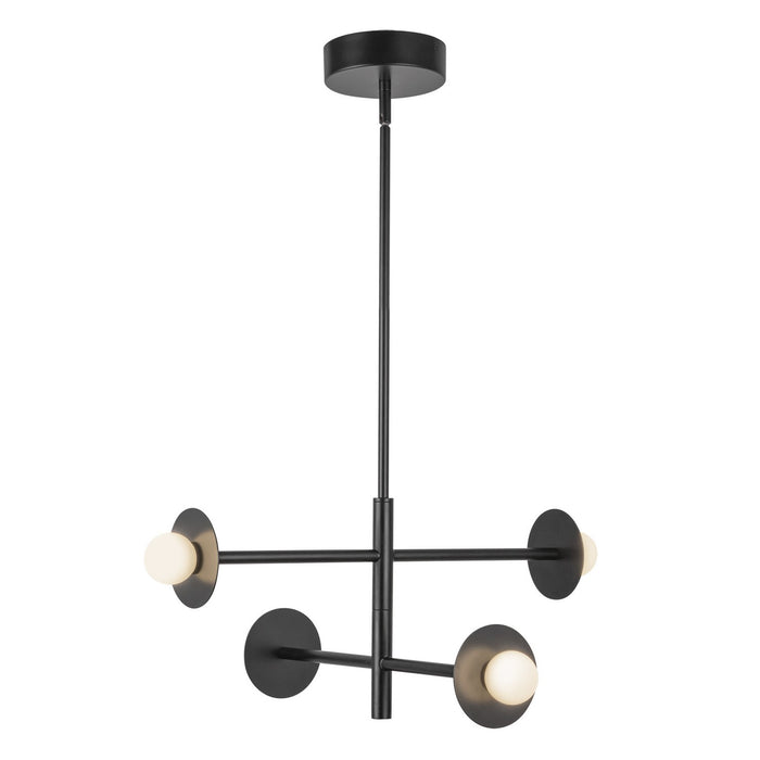 Kuzco Lighting CH15504-BK-UNV LED Chandelier, Black