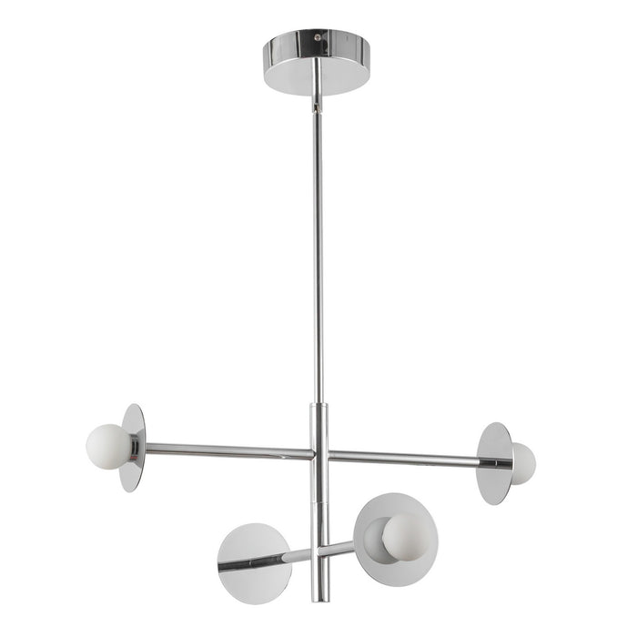Kuzco Lighting CH15504-CH-UNV LED Chandelier, Chrome