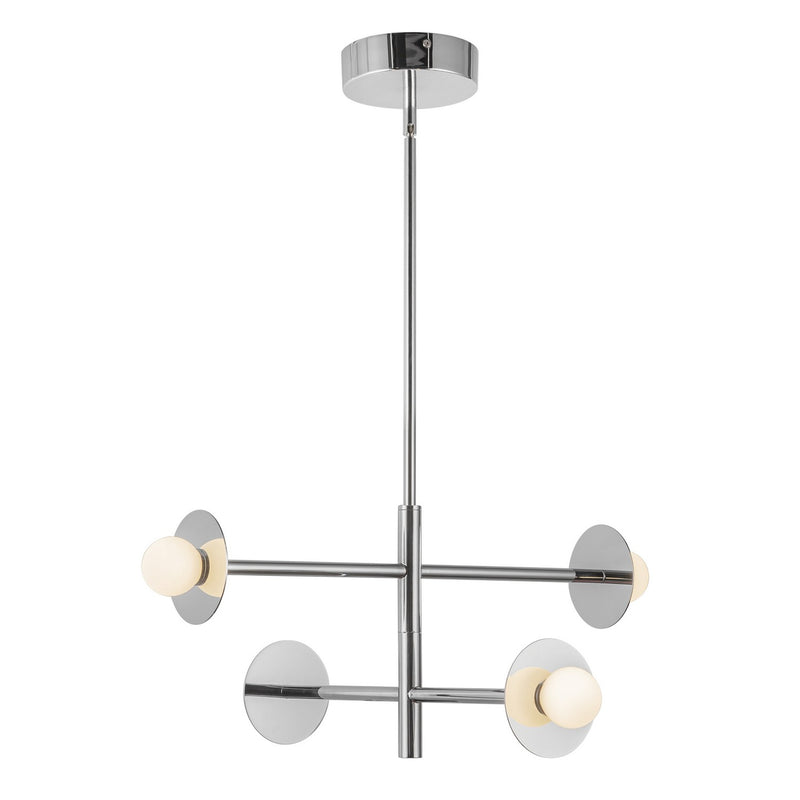 Kuzco Lighting CH15504-CH-UNV LED Chandelier, Chrome