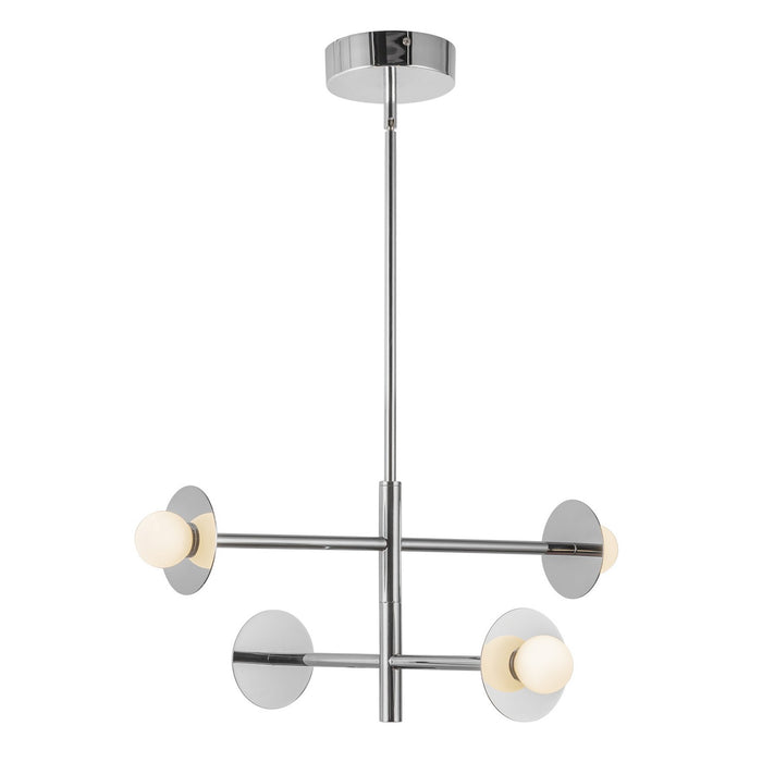 Kuzco Lighting CH15504-CH-UNV LED Chandelier, Chrome