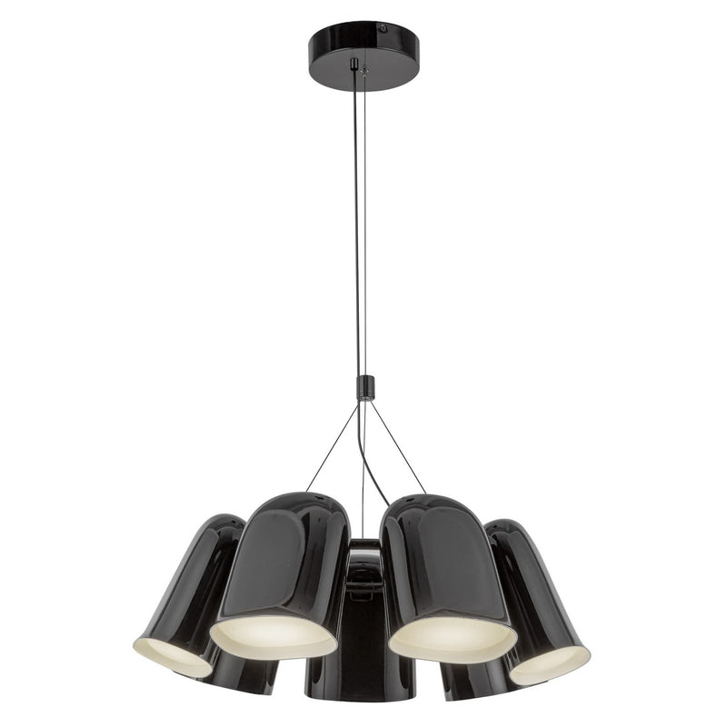 Kuzco Lighting CH21120-GBK-UNV LED Chandelier, Glossy Black