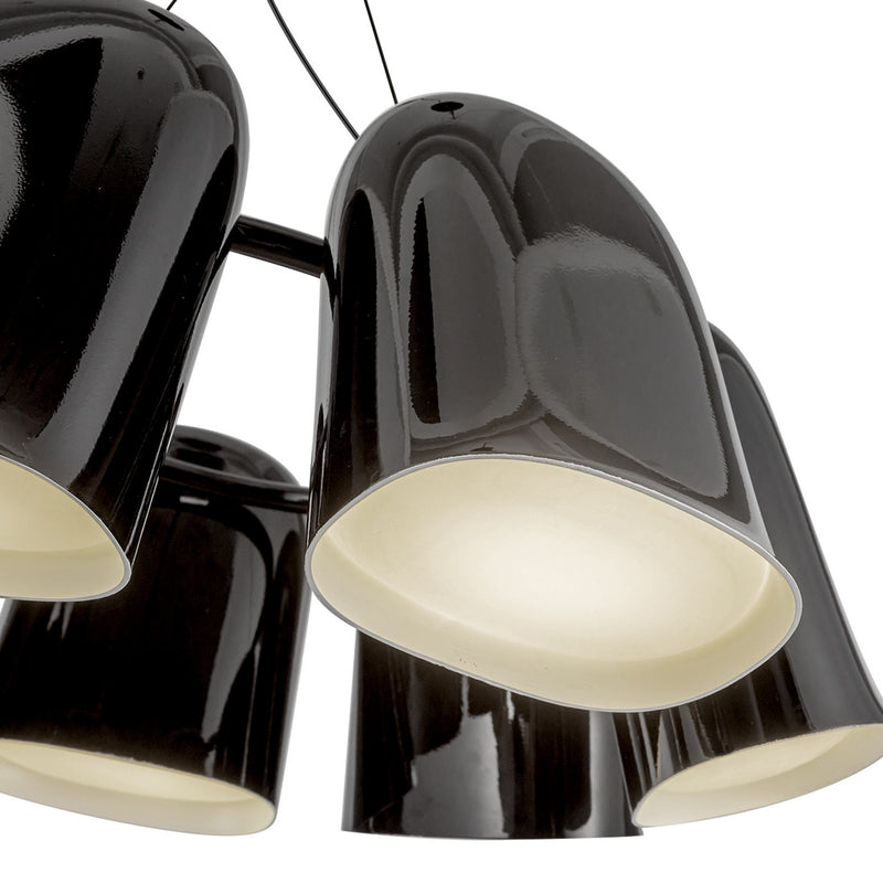 Kuzco Lighting CH21120-GBK-UNV LED Chandelier, Glossy Black