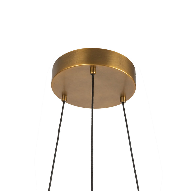 Kuzco Lighting CH68127-VB-UNV LED Chandelier, Vintage Brass