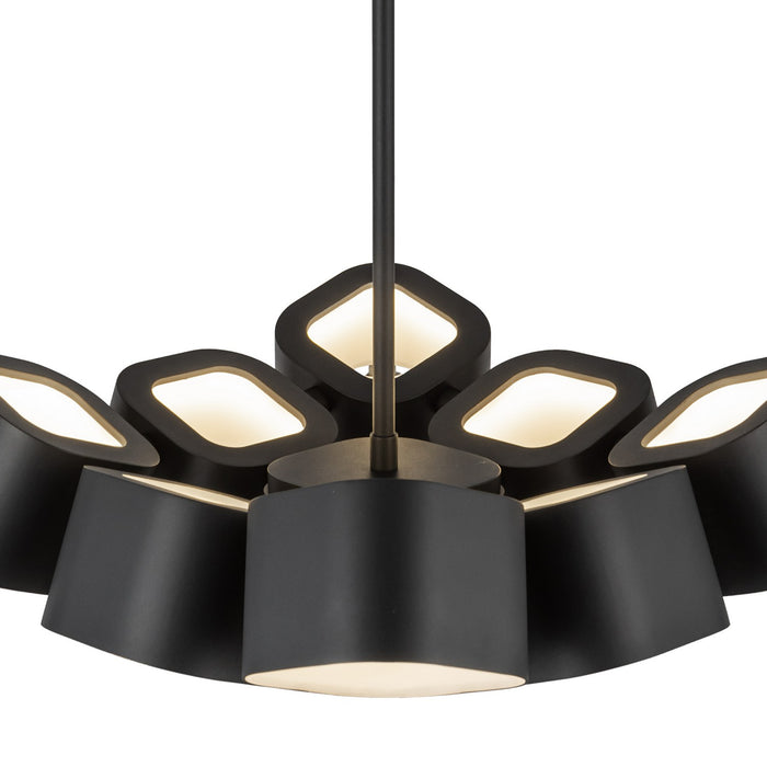 Kuzco Lighting CH73418-BK-UNV LED Chandelier, Black