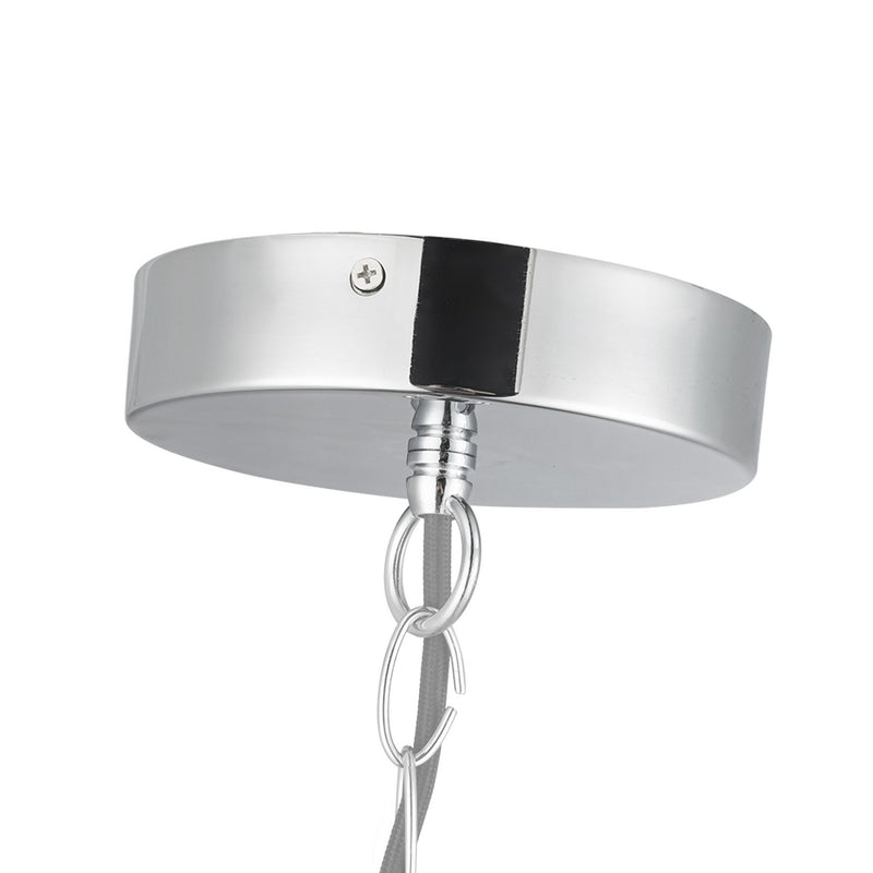 Kuzco Lighting CH77916-CH/OP-UNV LED Chandelier, Chrome/Opal Glass