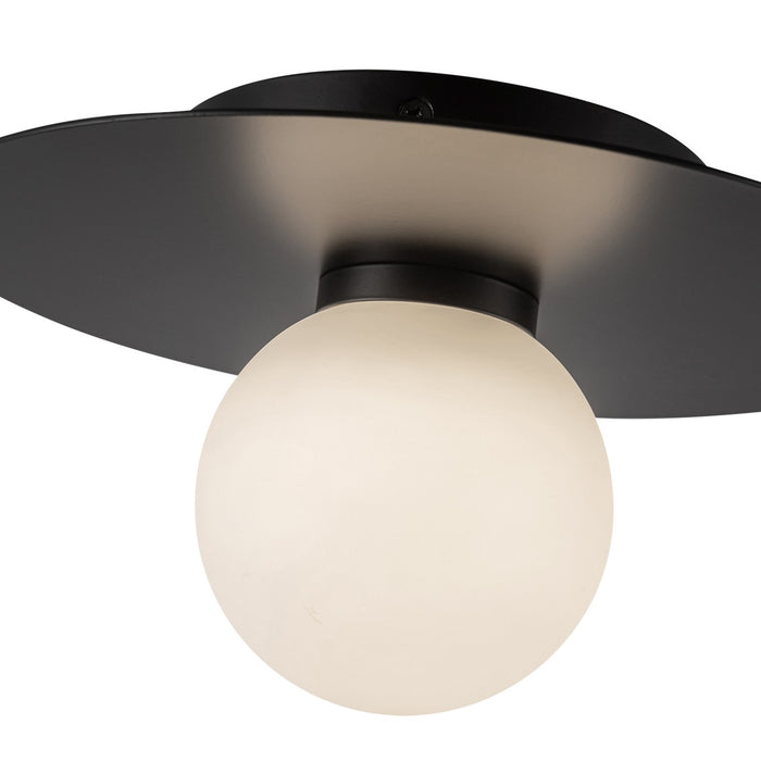 Kuzco Lighting FM15510-BK-UNV LED Flush Mount, Black