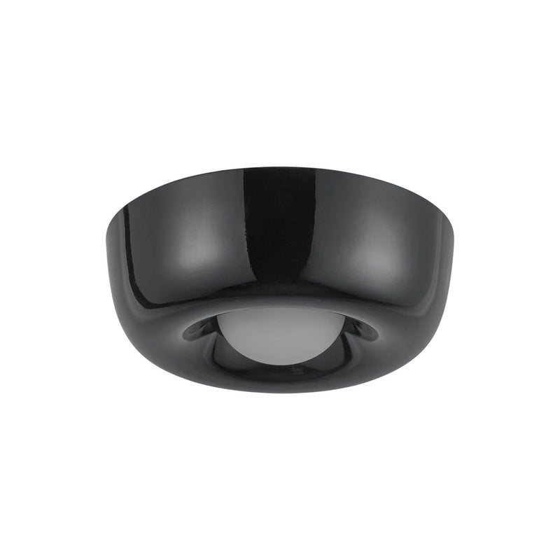 Kuzco Lighting FM68506-GBK LED Flush Mount, Glossy Black