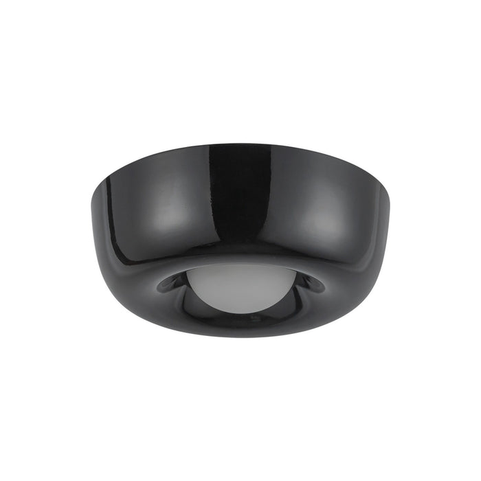 Kuzco Lighting FM68506-GBK LED Flush Mount, Glossy Black