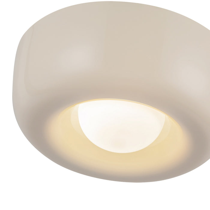 Kuzco Lighting FM68506-PW LED Flush Mount, Pearl White