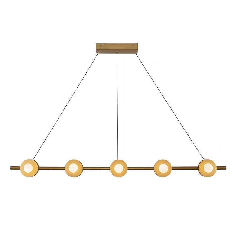 Kuzco Lighting LP15548-BG-UNV LED Linear Pendant, Brushed Gold