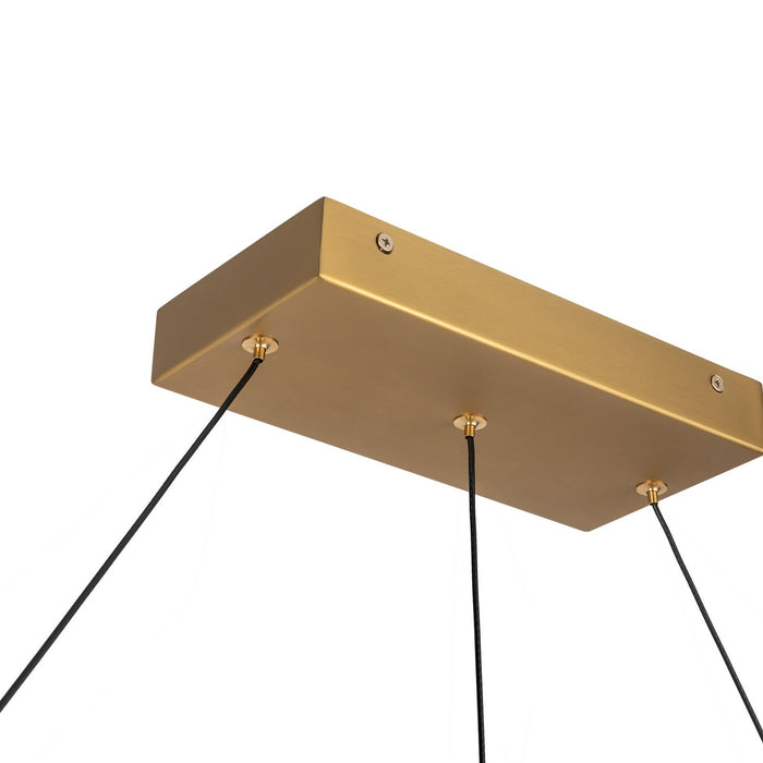 Kuzco Lighting LP15548-BG-UNV LED Linear Pendant, Brushed Gold