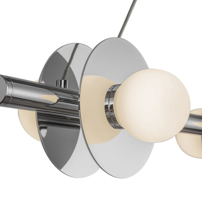 Kuzco Lighting LP15548-CH-UNV LED Linear Pendant, Chrome