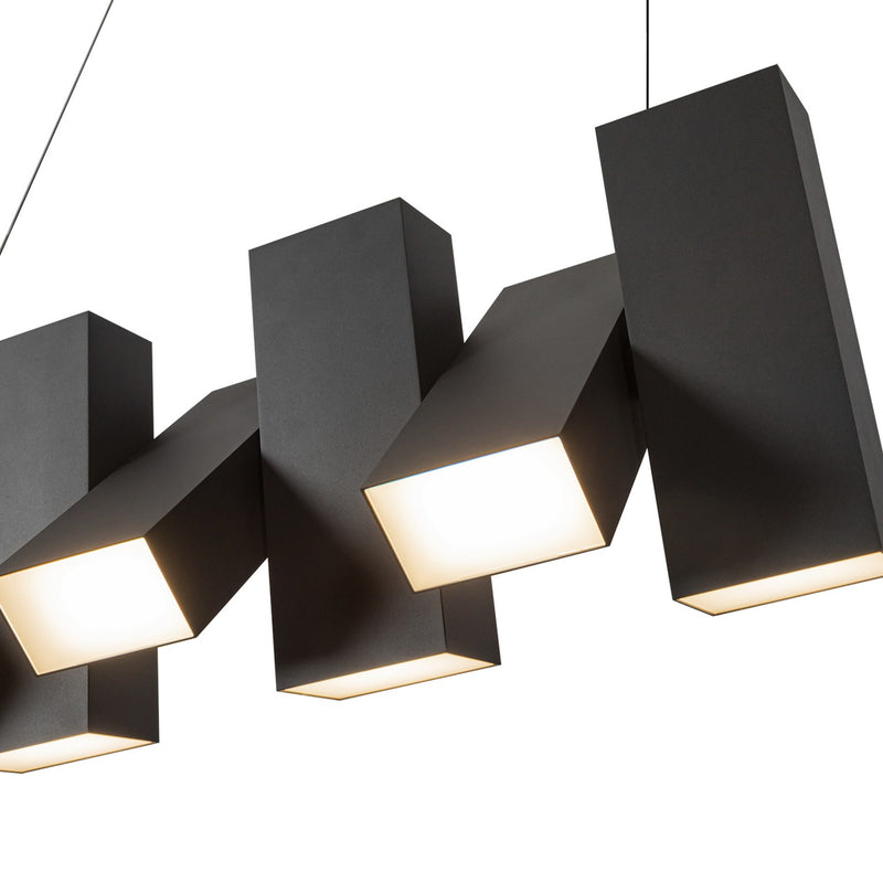 Kuzco Lighting LP17435-BK-UNV LED Linear Pendant, Black