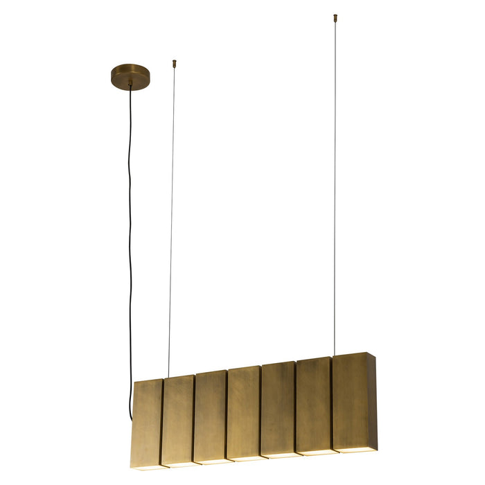 Kuzco Lighting LP17435-VB-UNV LED Linear Pendant, Vintage Brass