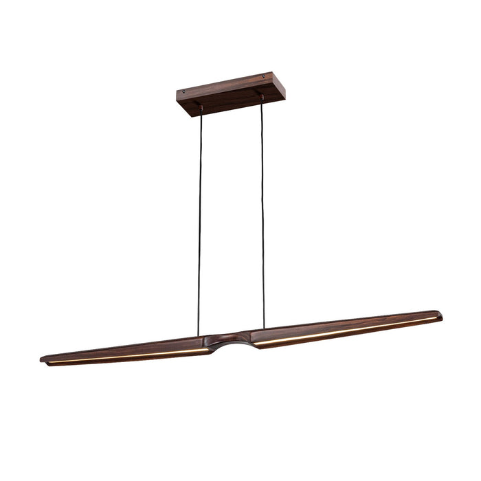 Kuzco Lighting LP21647-WT-UNV LED Linear Pendant, Walnut