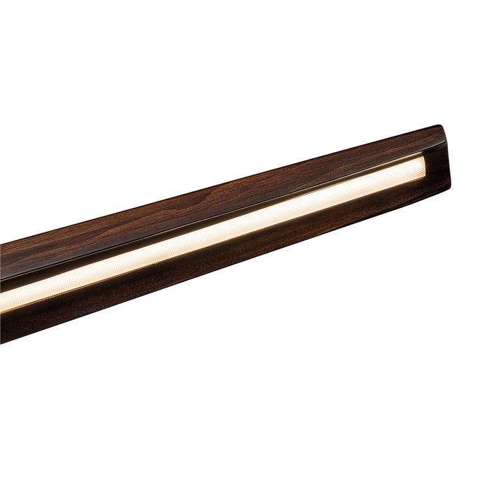 Kuzco Lighting LP21647-WT-UNV LED Linear Pendant, Walnut
