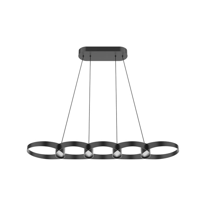 Kuzco Lighting LP90838-BK-UNV LED Linear Pendant, Black